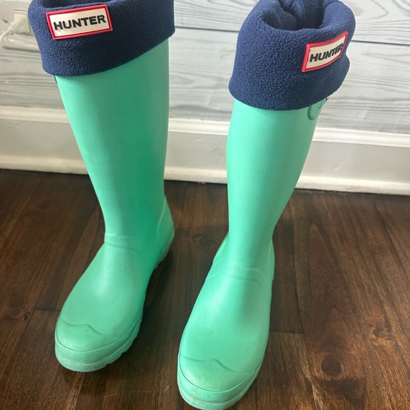 Hunter Green Rain Boots - Picture 6 of 7